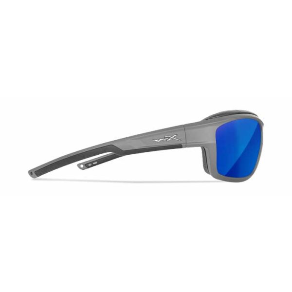 Wiley X Ozone Safety Glasses-Blue Mirror Lens