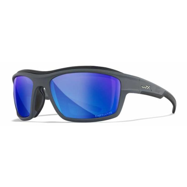 Wiley X Ozone Safety Glasses-Blue Mirror Lens