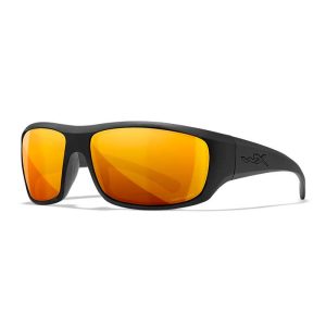 Wiley X Omega Safety Sunglasses-Polarized Bronze Mirror Lens